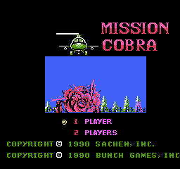 Mission Cobra Title Screen